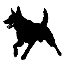 German shepherd  Silhouette 