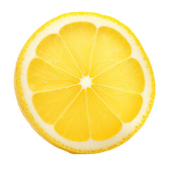 lemon slice, clipping path, isolated on a white background