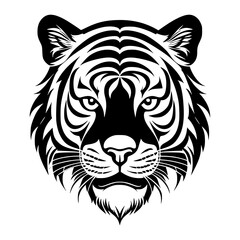 tiger head vector