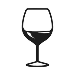 Wine Glass Silhouette 