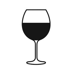 Wine Glass Silhouette 