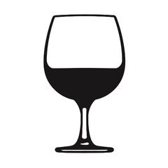 Wine Glass Silhouette 