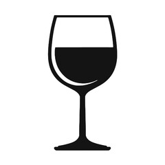 Wine Glass Silhouette 