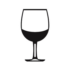 Wine Glass Silhouette 