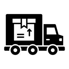   Delivery Truck glyph icon