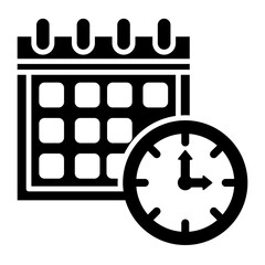   Schedule glyph icon