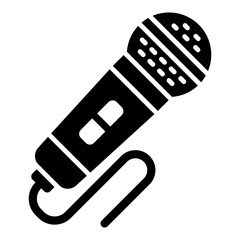   Microphone glyph icon