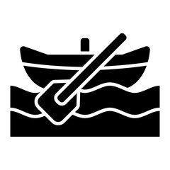   Kayak glyph icon