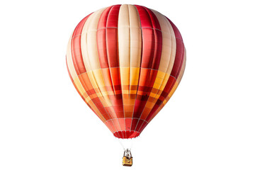 Air Balloon On Transparent Background.