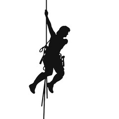 climber silhouette
