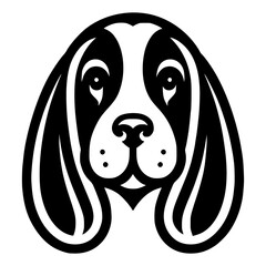 dog with bone vector