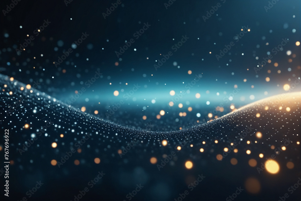 Poster Abstract technology particles mesh background