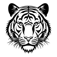 tiger head vector