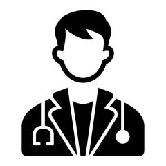   Doctor glyph icon