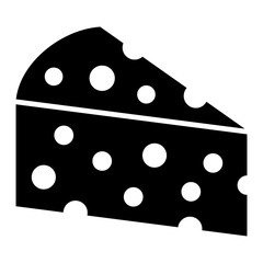   Cheese glyph icon