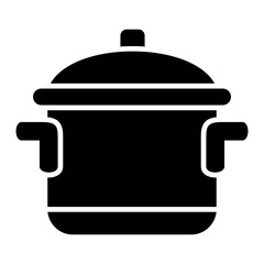   Pot glyph icon