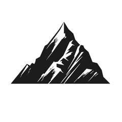 Mountain , Minimalist and Simple Silhouette