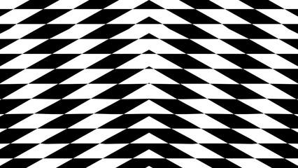 Abstract creative black and white geometric shape pattern monochrome background illustration. - obrazy, fototapety, plakaty
