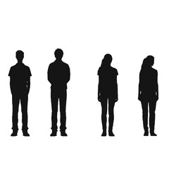 people standing  Silhouette 