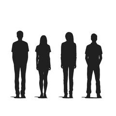 people standing  Silhouette 