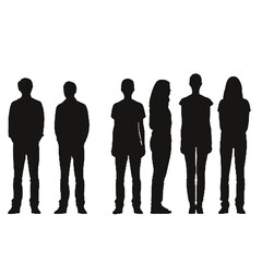 people standing  Silhouette 