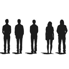 people standing  Silhouette 