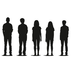 people standing  Silhouette 