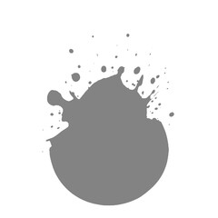 A Paint Splatter black vector Silhouette, Drips ink splatter