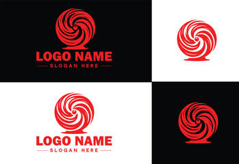 film reel logo icon vector for business brand app icon movie cinema theater video channel cinematography logo template