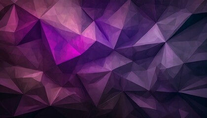 Vibrant Prism: Dark Purple and Pink Geometric Background