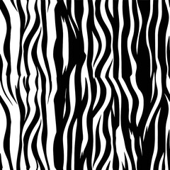 Trendy zebra skin pattern background vector