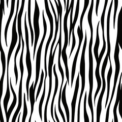 Trendy zebra skin pattern background vector