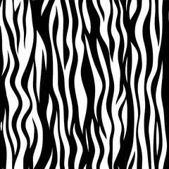 Trendy zebra skin pattern background vector