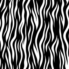 Trendy zebra skin pattern background vector
