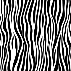 Trendy zebra skin pattern background vector