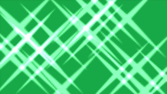 abstract big star green background