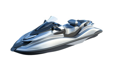Personal Watercraft On Transparent Background.