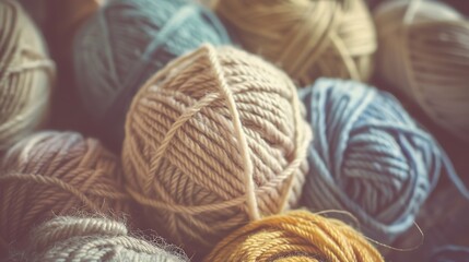 knitting yarn and knitting