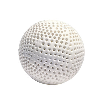 Lacrosse ball isolated on transparent background