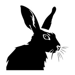 Bunny Head Vector Art