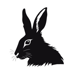 Bunny Head Vector Art