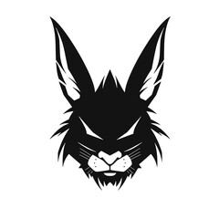 Bunny Head Vector Art