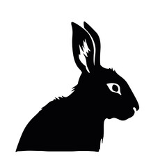 Bunny Head Vector Art