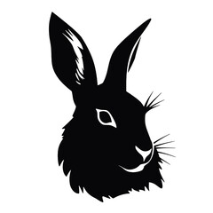 Bunny Head Vector Art