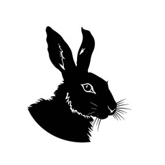 Bunny Head Vector Art