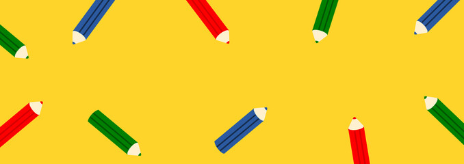 鉛筆柄　コピースペース