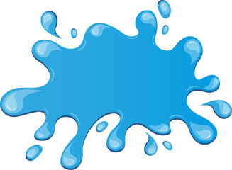 water splash wave bubble illustration design