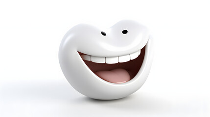 Laughing icon 3d