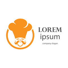professional chef and restaurant logo design