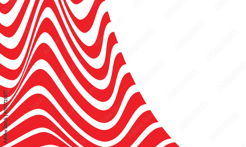 Poster abstract geometric wave line pattern art vector illustration.